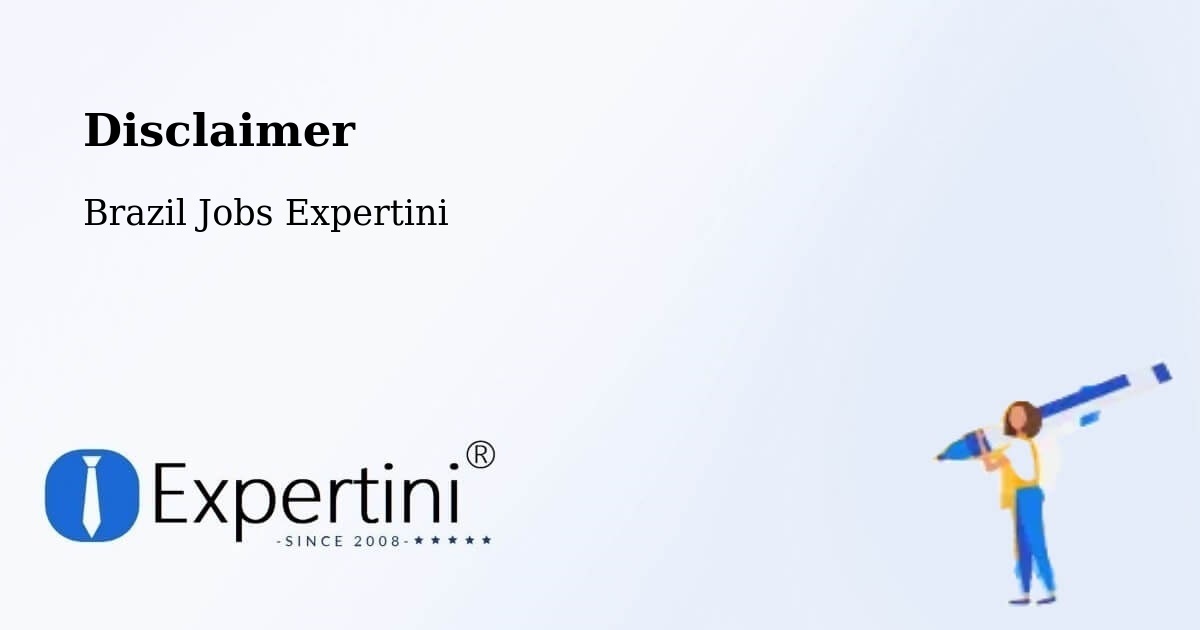 Disclaimer – Guaíba - Brazil Jobs Expertini
