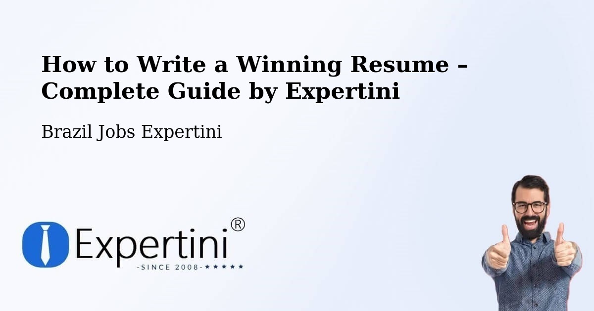 Resume Writing Guide for Job Seekers – Guaíba - Guaíba, Brazil Jobs Expertini